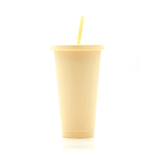 Load image into Gallery viewer, Personalised Straw Cup- large 680ml size
