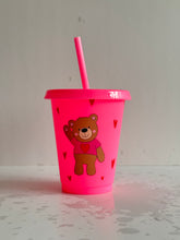 Load image into Gallery viewer, Personalised Straw Cup- large 680ml size
